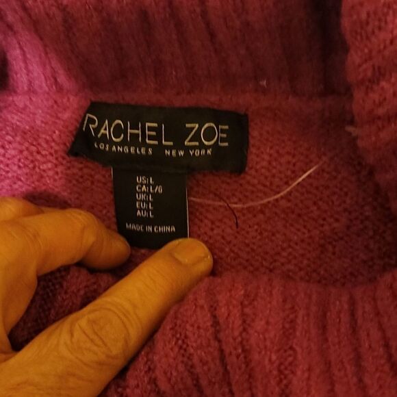- Rachel zoy turtleneck sweater size large - Picture 8 of 11